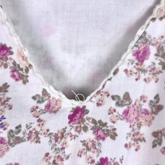 Love Shack Fancy X Target Camille Pink Floral Tiered Midi Dress XS Cottagecore - Picture 16 of 16